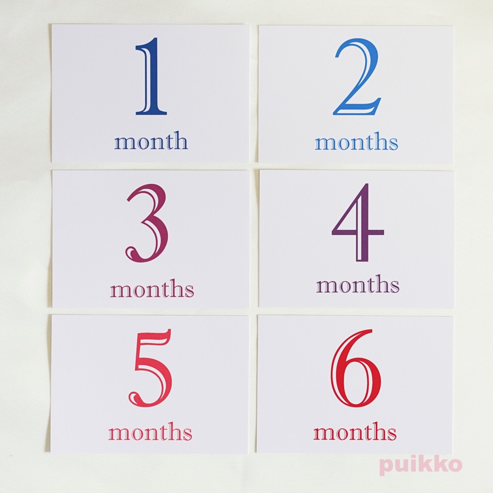 ベビーマンスリーカード Shadow(L判)