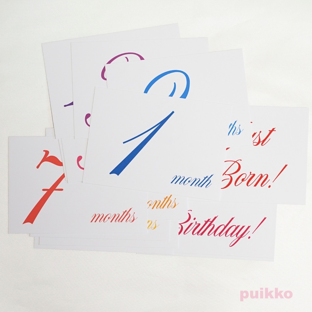 ベビーマンスリーカード　Nautica（L判）