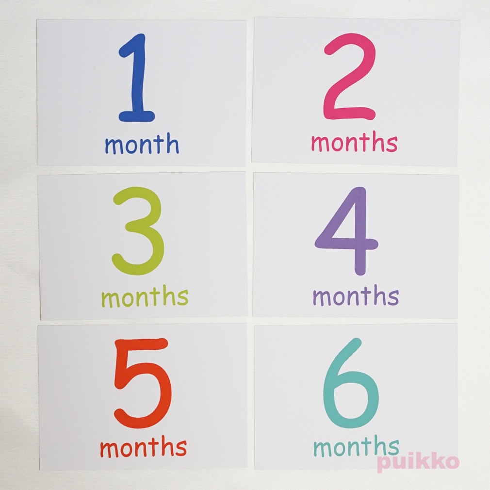 ベビーマンスリーカード ComicSans(L判)