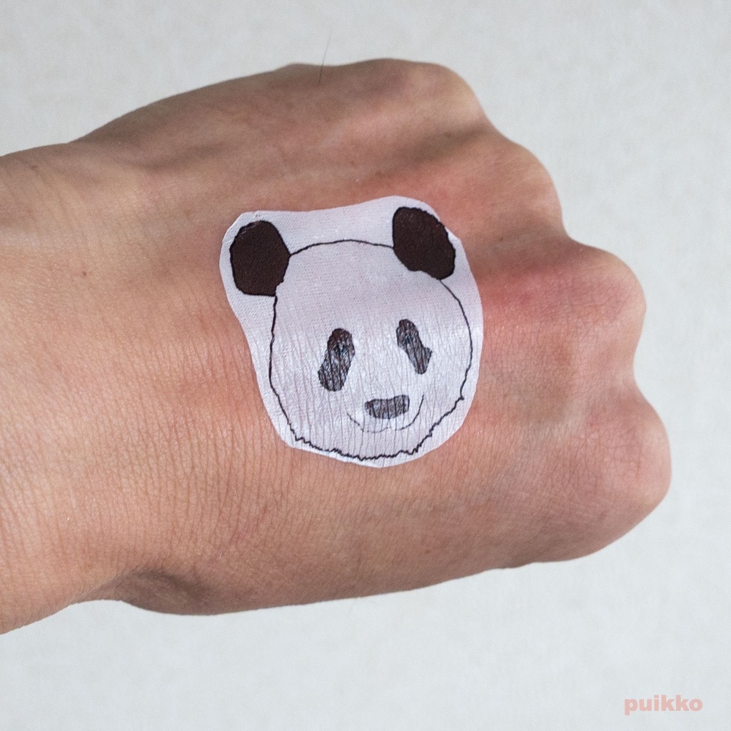 タトゥーシール パンダの顔
