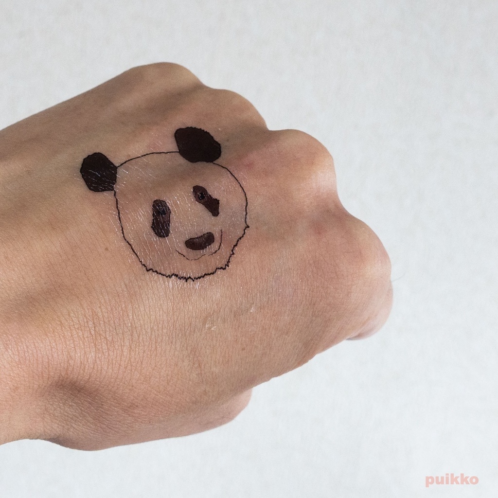 タトゥーシール パンダの顔