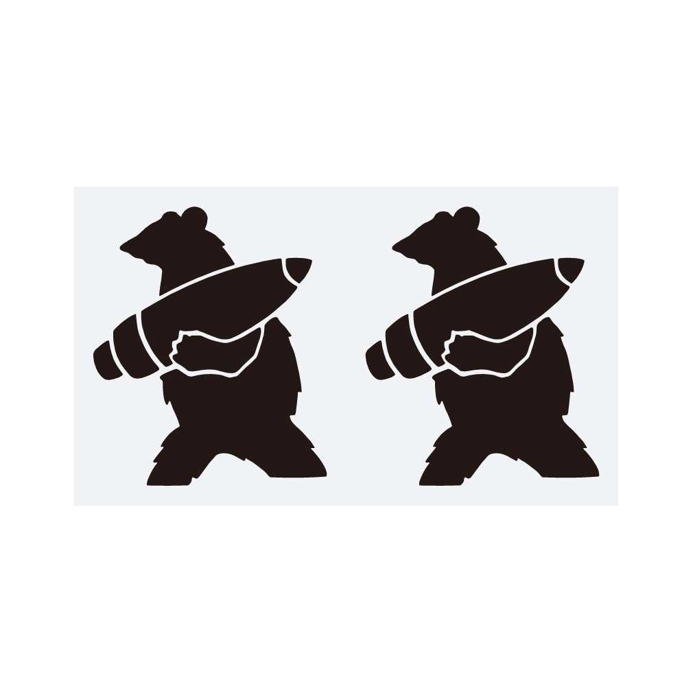 ミリタリーステッカー　ヴォイテク部隊章・小（2片）