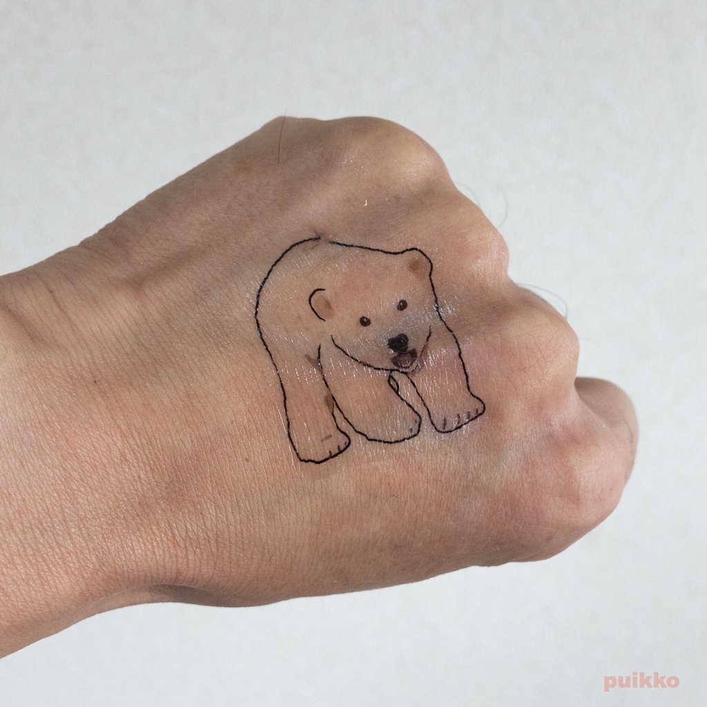 タトゥーシール シロクマ