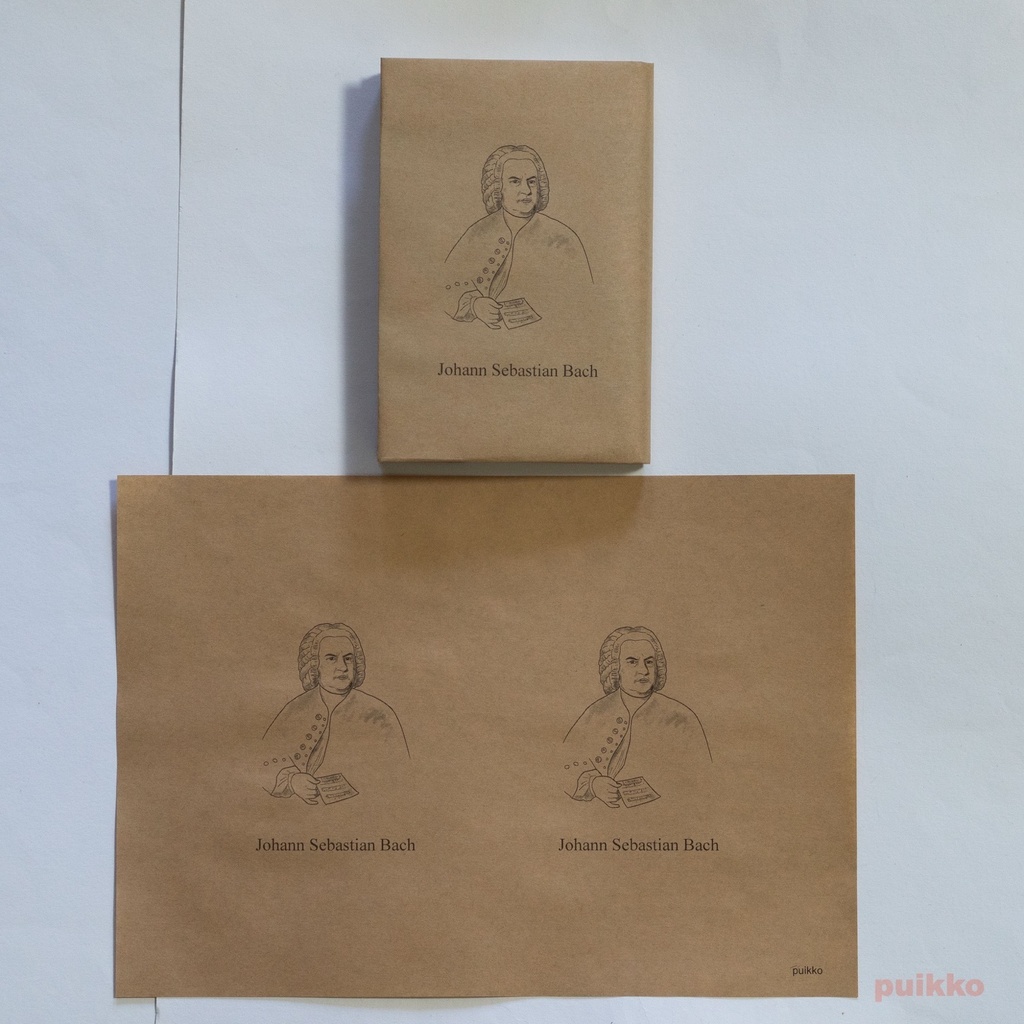 紙製ブックカバー 音楽家の肖像(5枚セット)