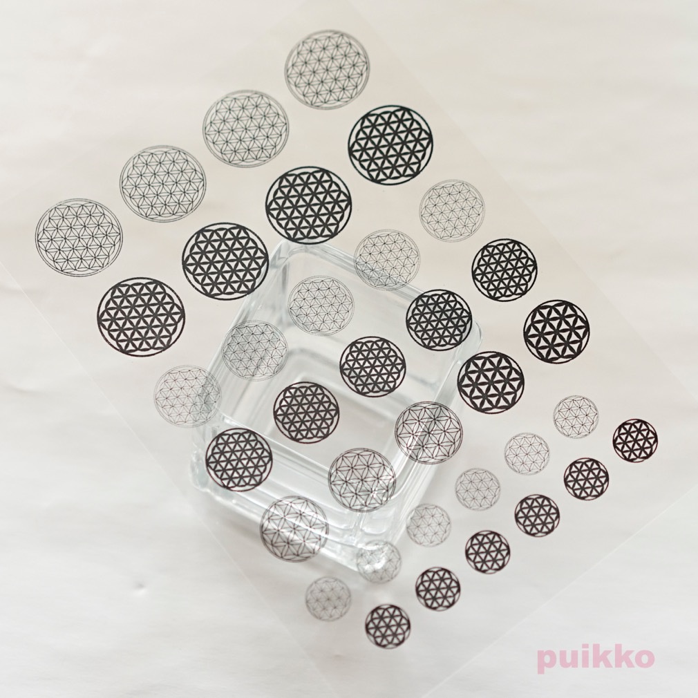 フラワーオブライフ レジン封入用フィルム