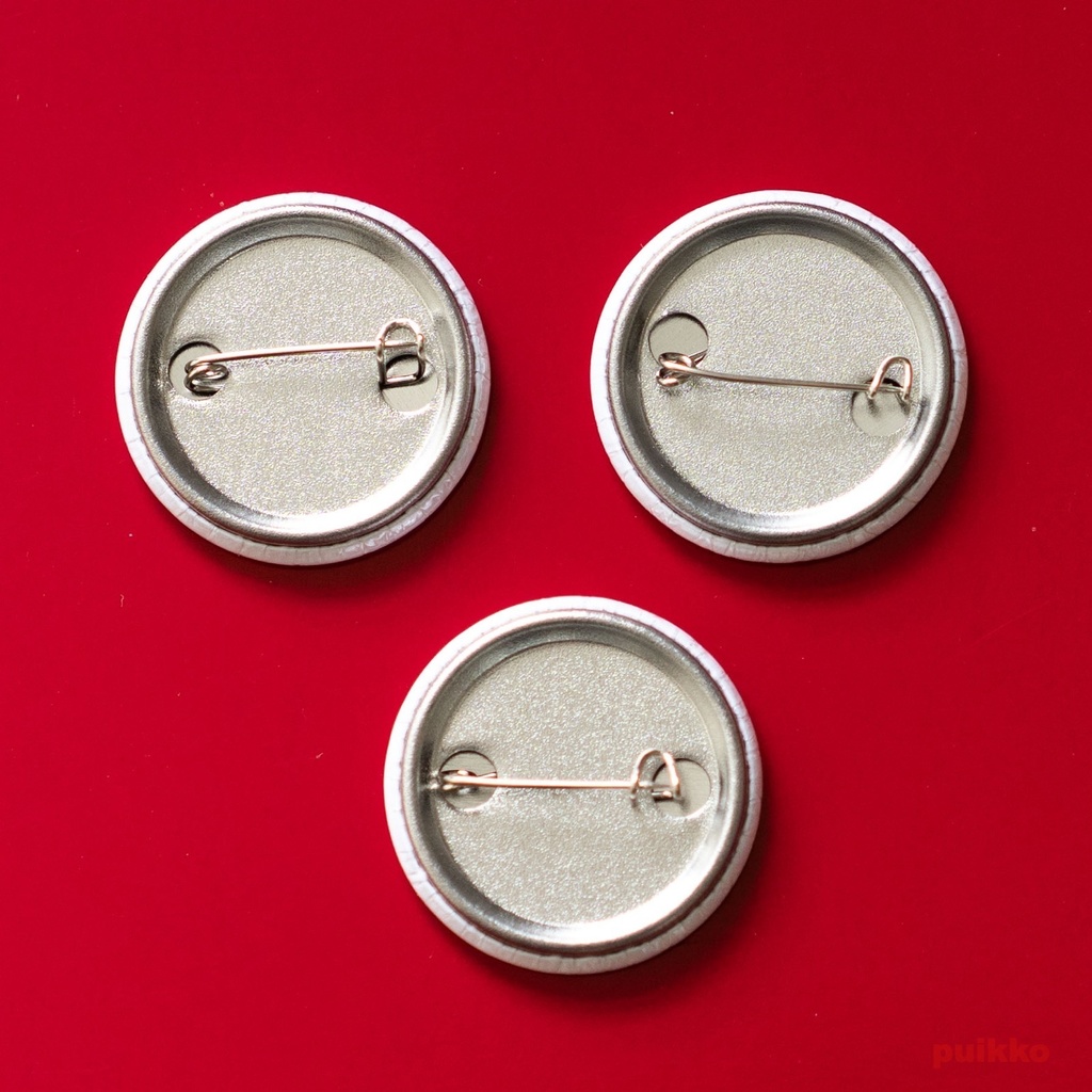 缶バッジ 32mm クレステッドゲッコーの正面顔2(3個セット)