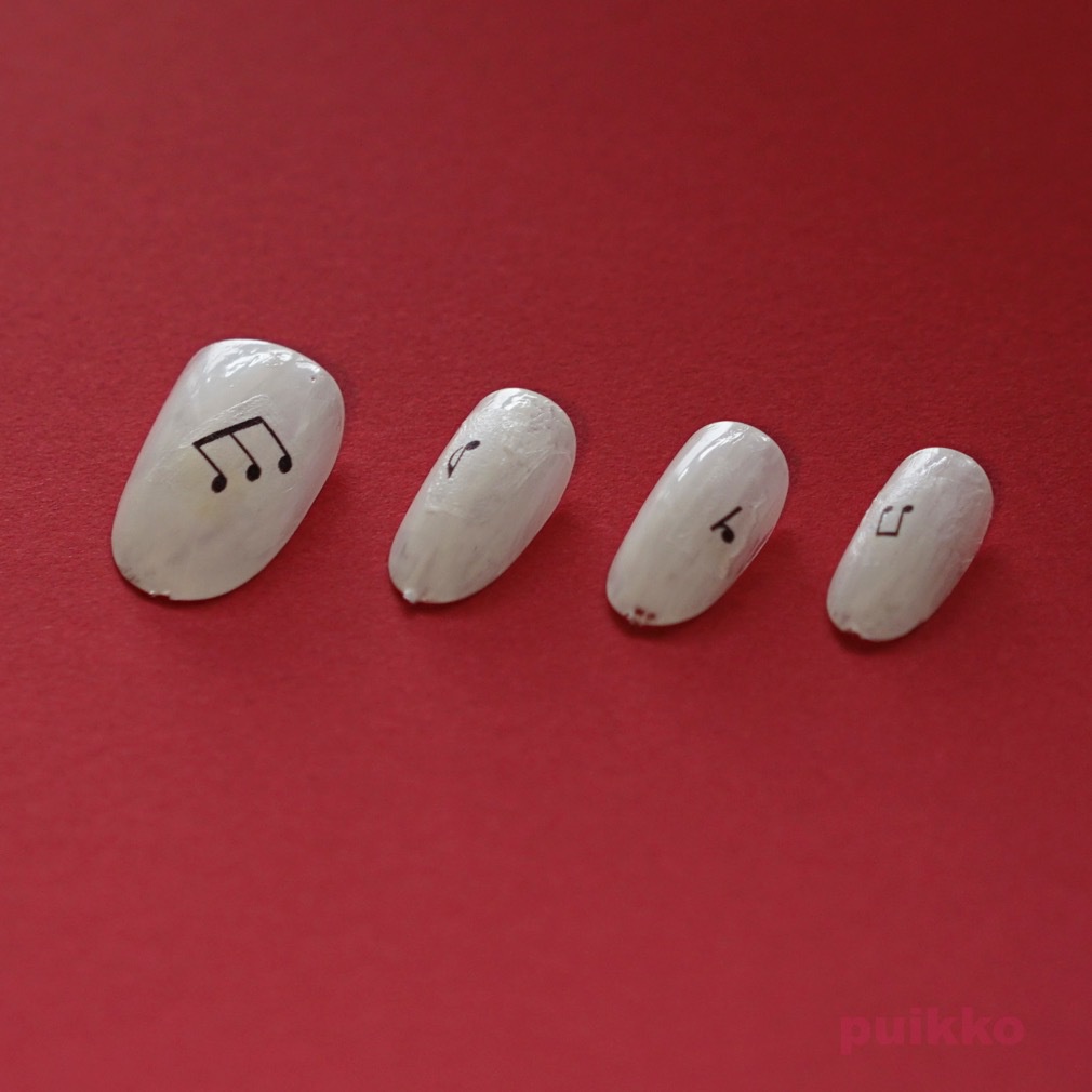 音符・休符 ネイルシール