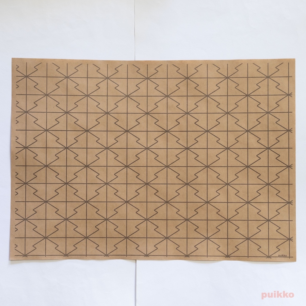 紙製ブックカバー 鉄窓花2 A3判(5枚セット)