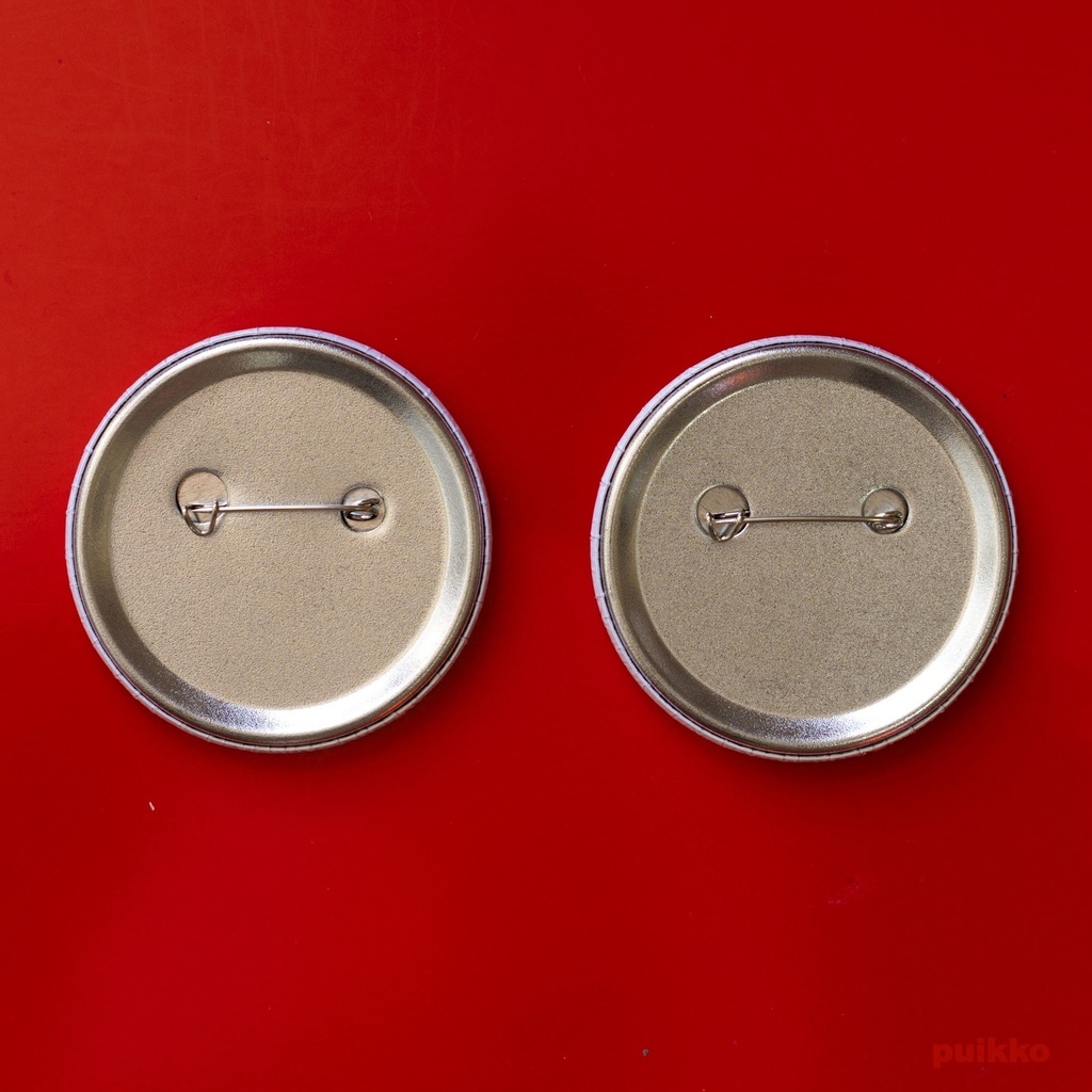 缶バッジ 58mm 長沢芦雪 子犬(2個セット)