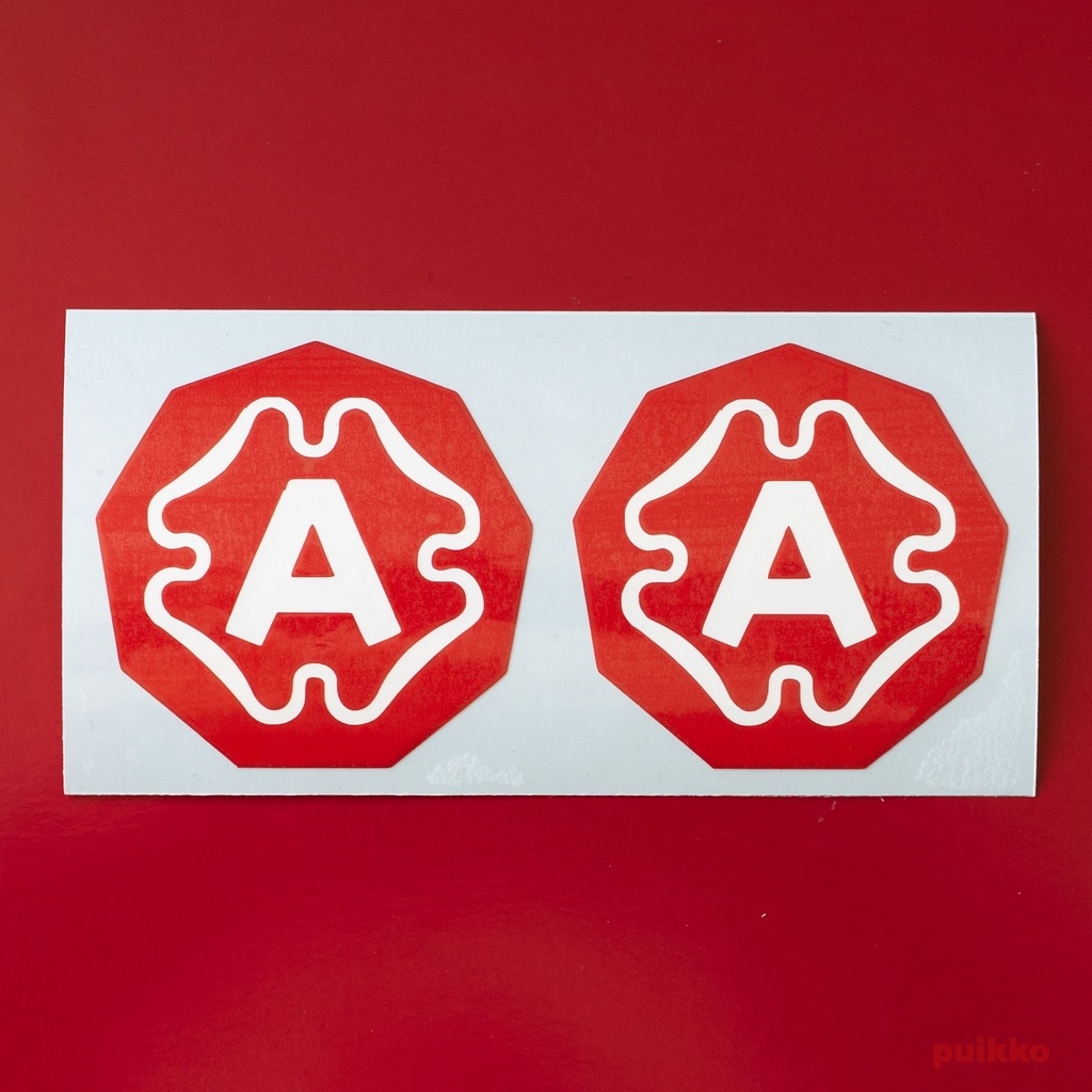 ミリタリーステッカー　アメリカ陸軍　第9軍　部隊章・小（2片）（重ね貼りタイプ）