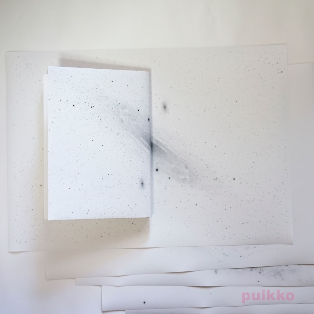 紙製ブックカバー 銀河