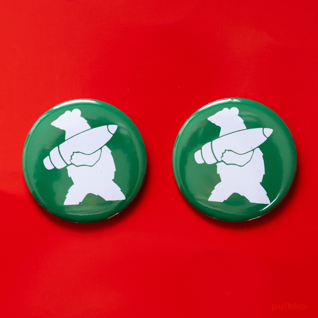 缶バッジ 58mm　ヴォイテク部隊章（2個セット）