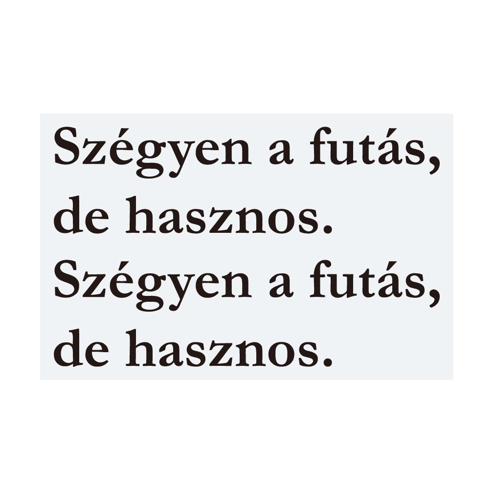 ステッカー ハンガリー語「逃げるは恥だが役に立つ」(2片)