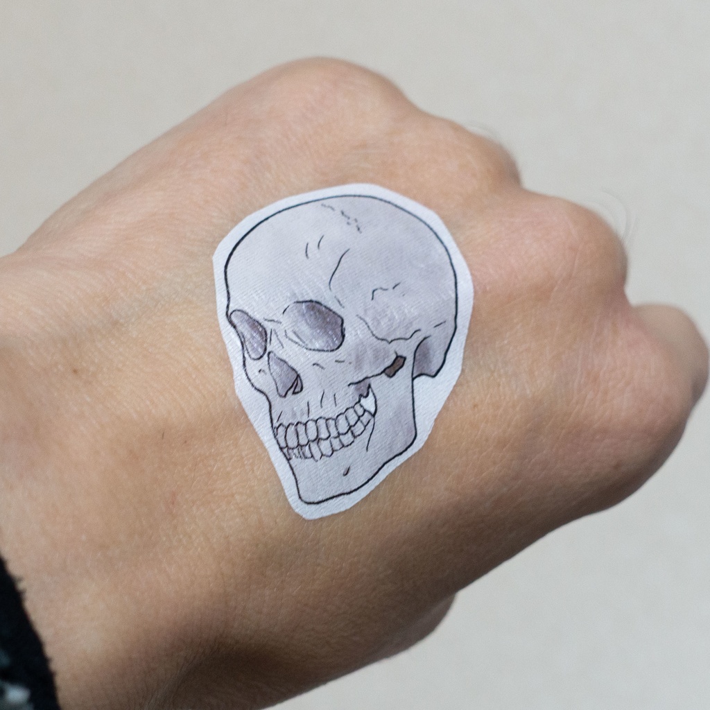 タトゥーシール 髑髏2
