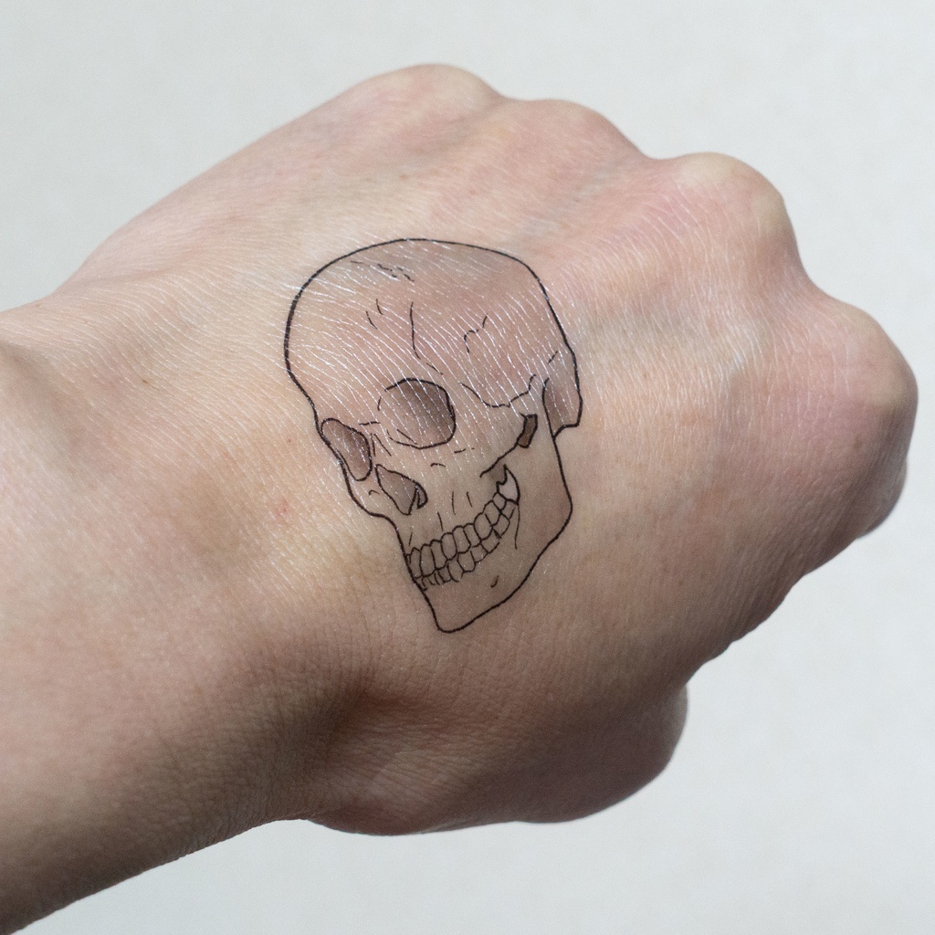 タトゥーシール 髑髏2
