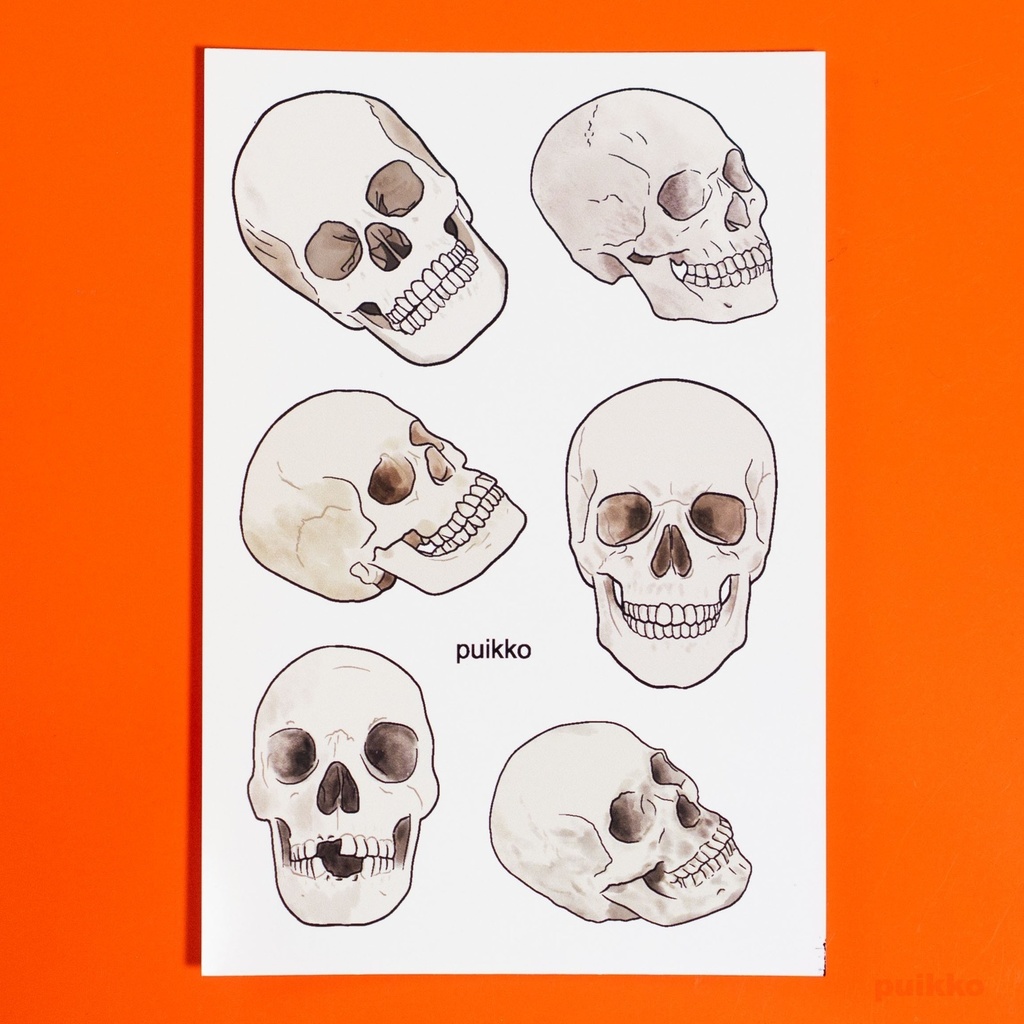 タトゥーシール　髑髏2