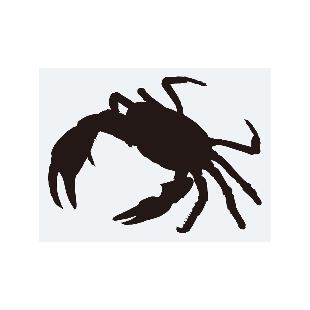 ステッカー サワガニ