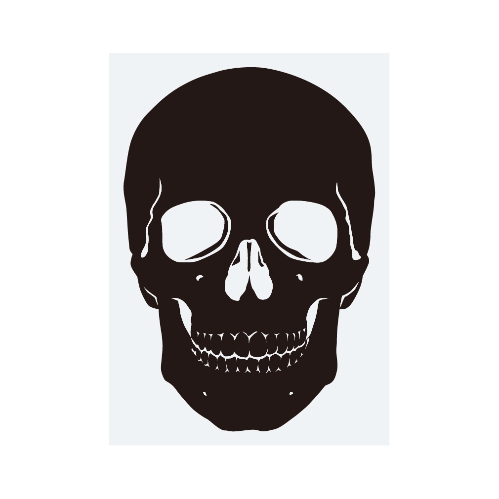 ステッカー　髑髏2