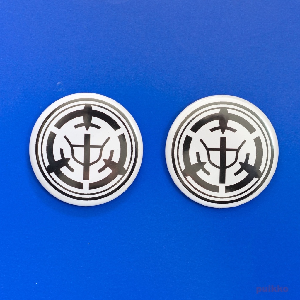 缶バッジ 58mm　中島飛行機　エンブレム（2個セット）