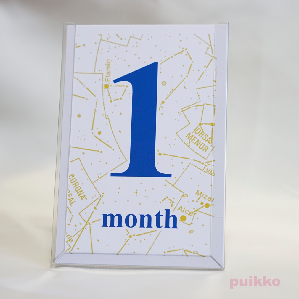 ベビーマンスリーカード 星図(はがきサイズ)