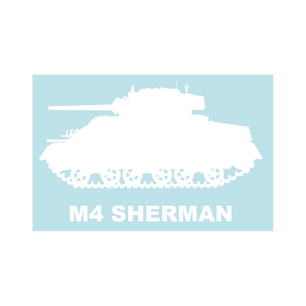 戦車ステッカー M4シャーマン