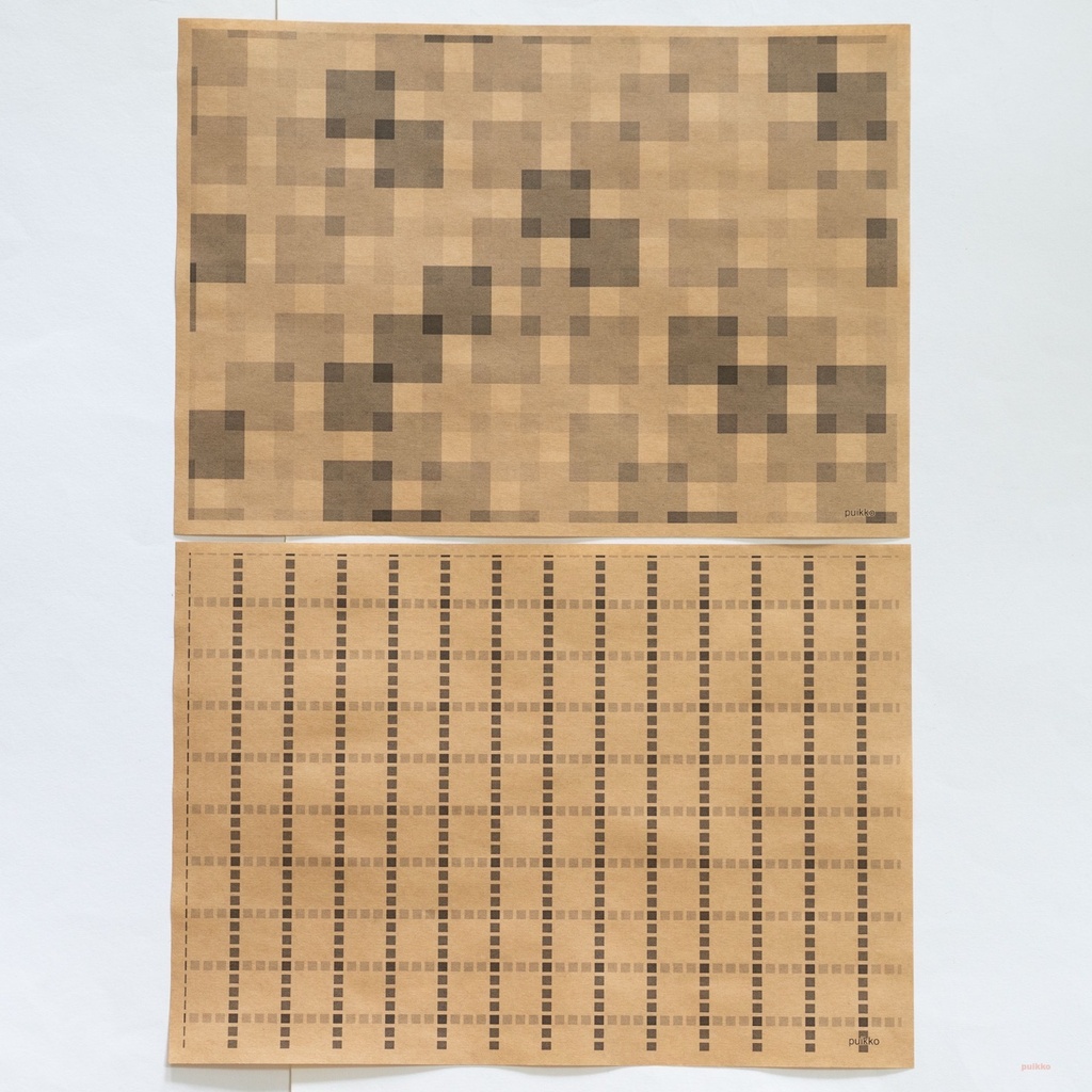 紙製ブックカバー スクエア柄1 A4判(5枚セット)