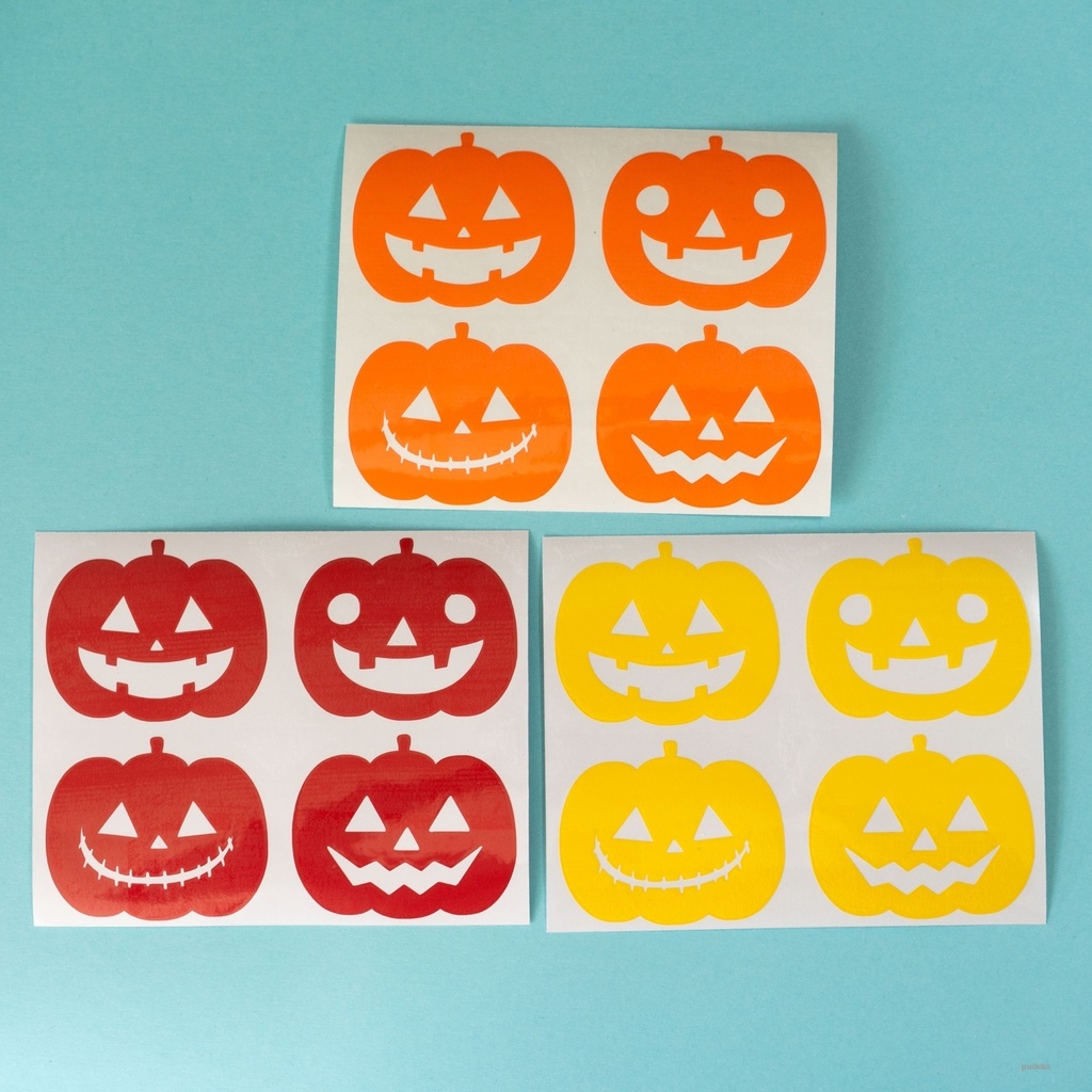 ステッカー　ハロウィン　カボチャ2（3枚セット）