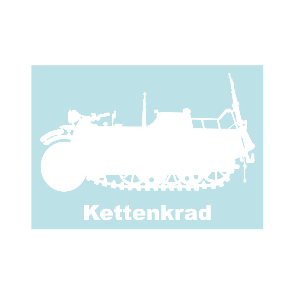 ミリタリーステッカー ケッテンクラート