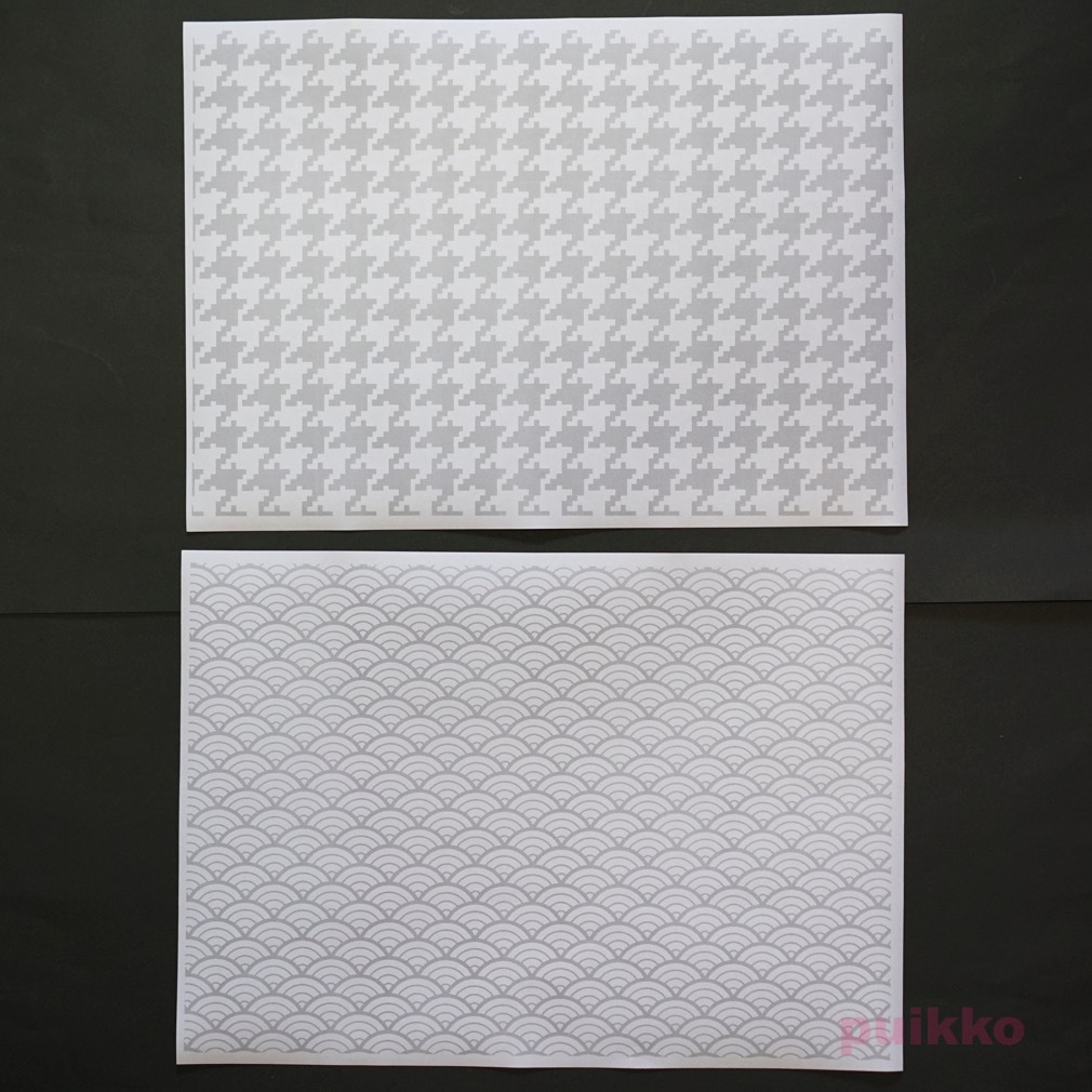 紙製ブックカバー 和柄パターン