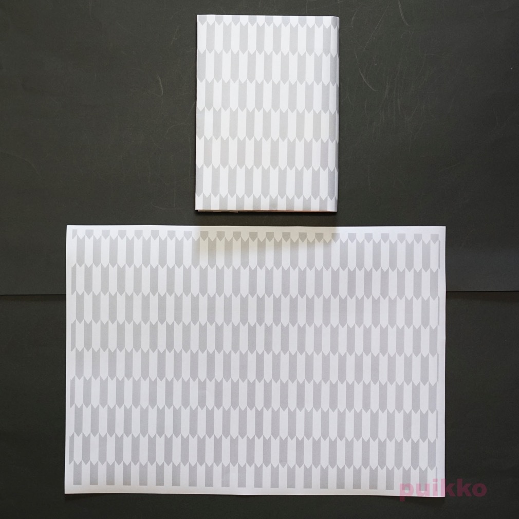 紙製ブックカバー 和柄パターン