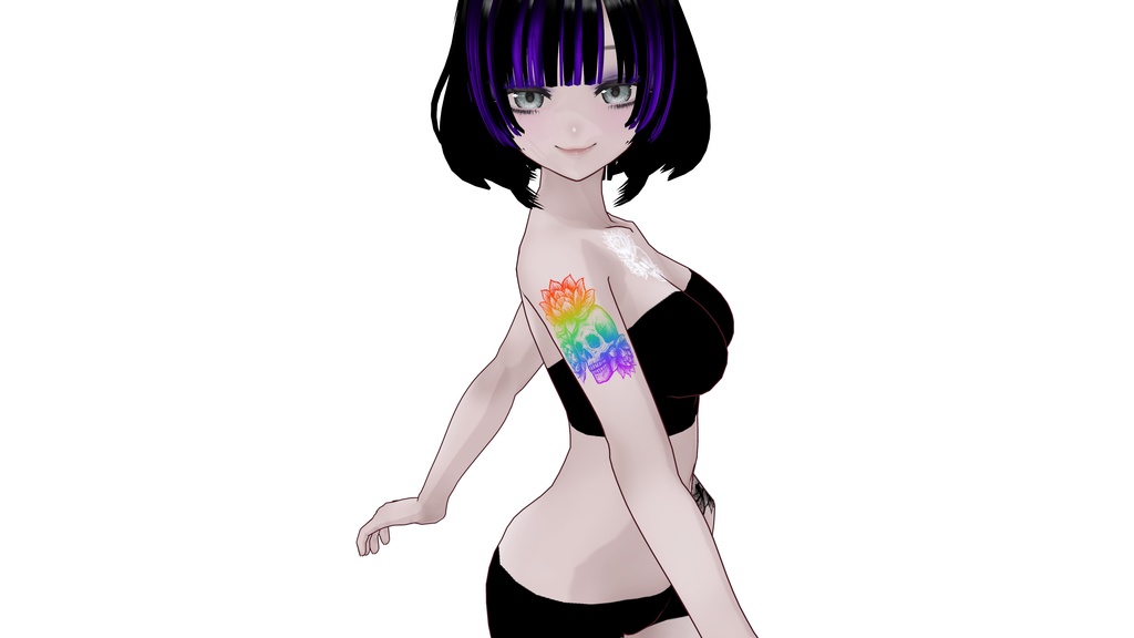 Lotus and Skull Tatoo(蓮とドクロのタトゥー)