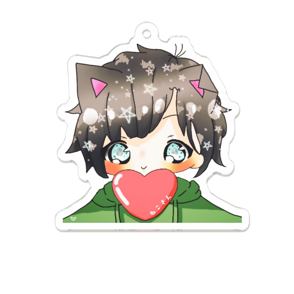 ねこさんアクリルキーホルダーその2