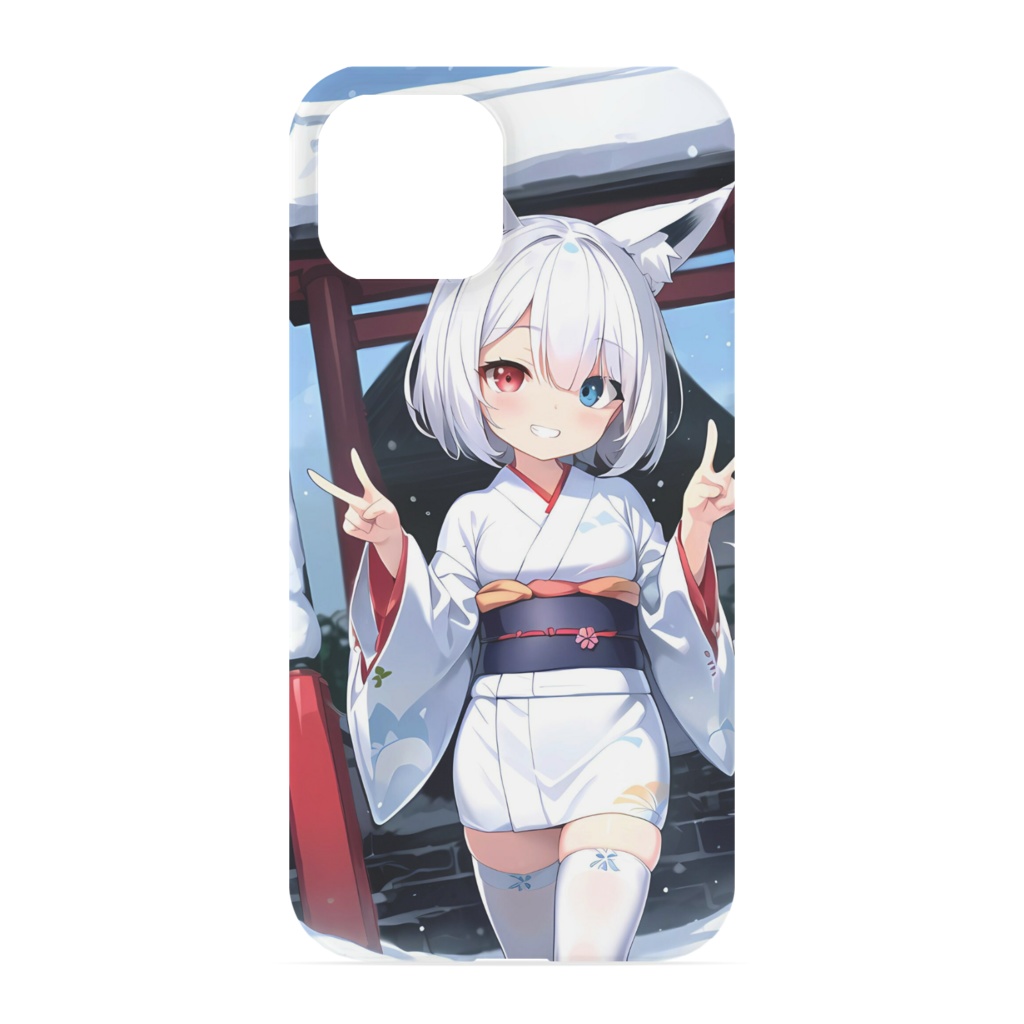 お狐スマホケース！