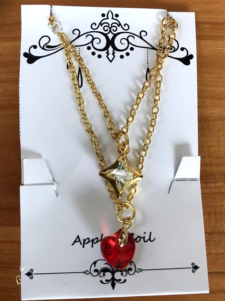 ケツイ&レッドソウル ダブルチェインネックレス