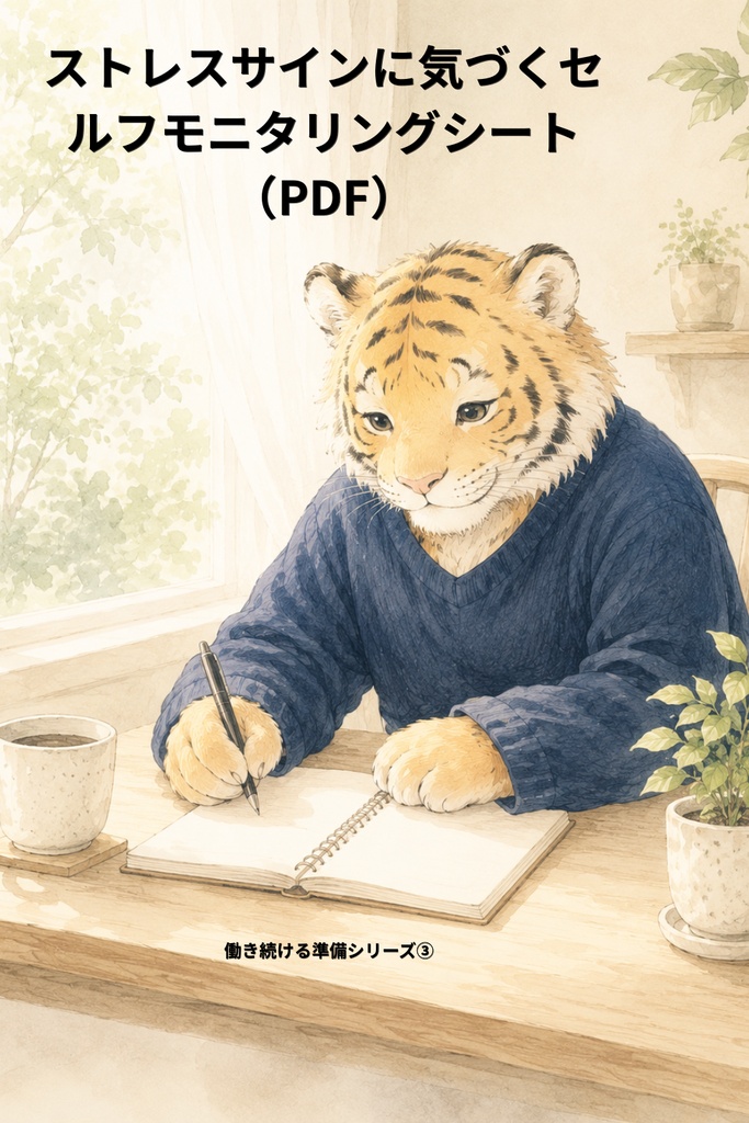 ストレスサインに気づくセルフモニタリングシート(PDF)|働き続ける準備シリーズ⑤