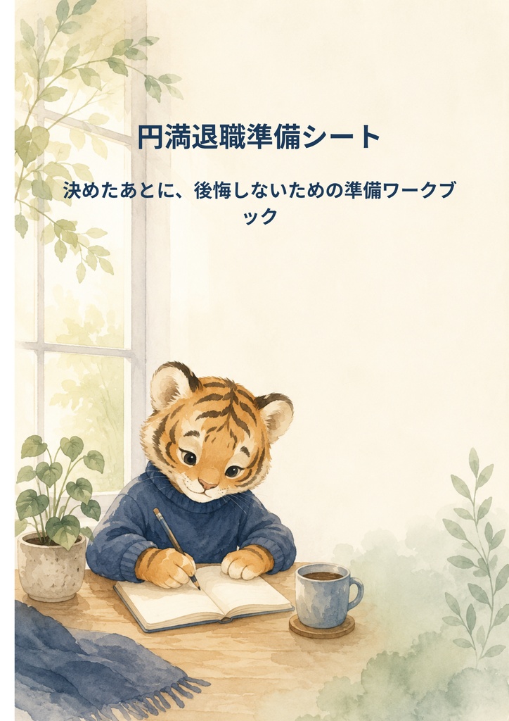 円満退職準備シート(PDF)|働き続ける準備シリーズ