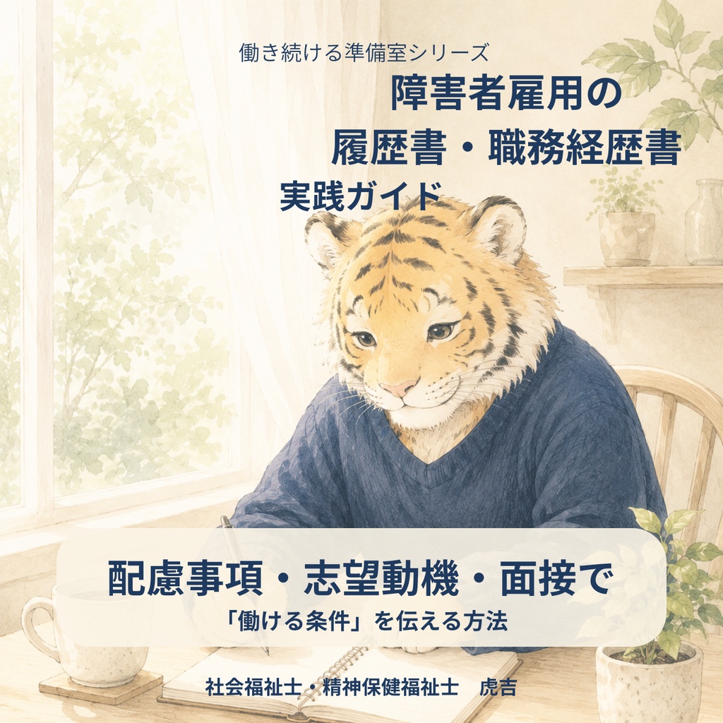 障害者雇用枠の書類選考を一発で通す「履歴書・職務経歴書」作成マニュアル&Wordテンプレート