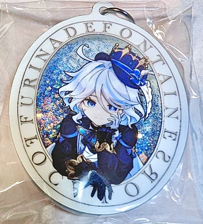 オイルグリッターアクキー【フリーナ】