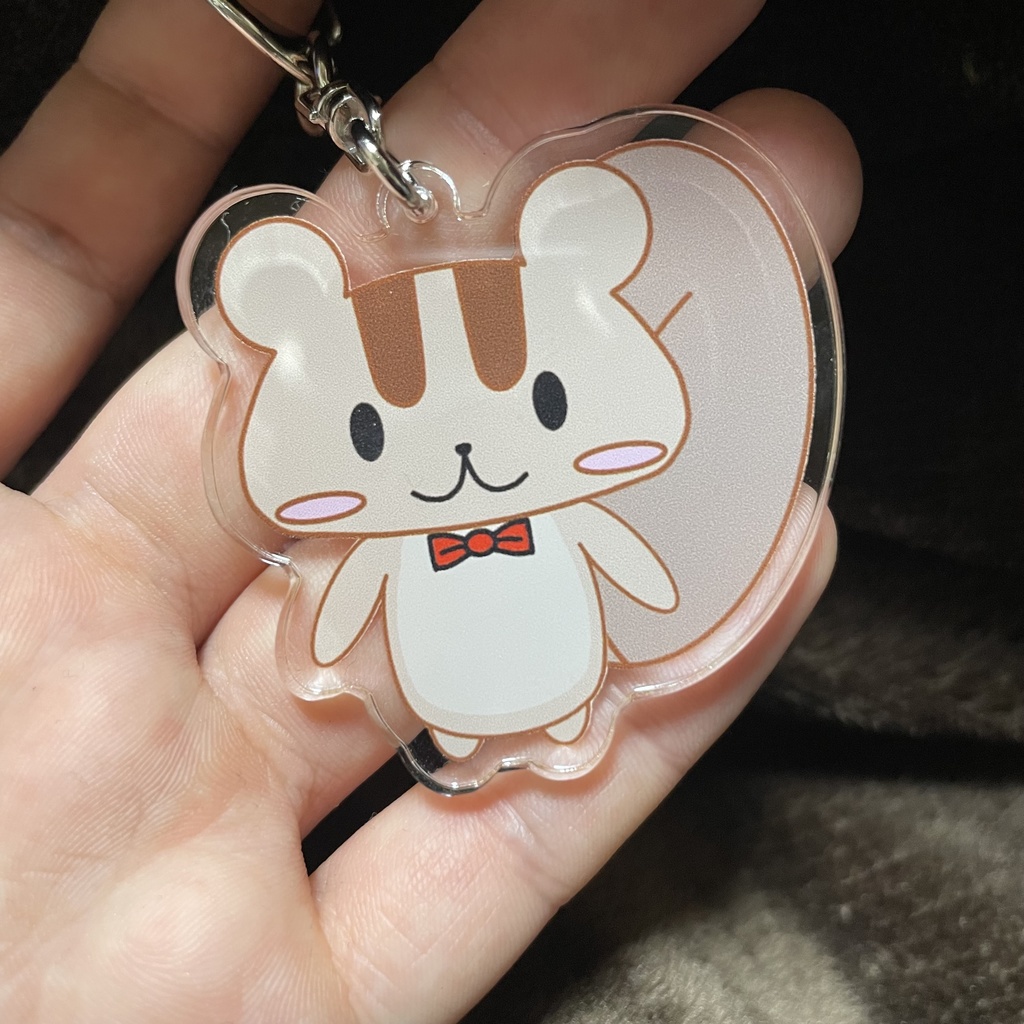 リスのecureu(エキュル)くんアクリルキーホルダー