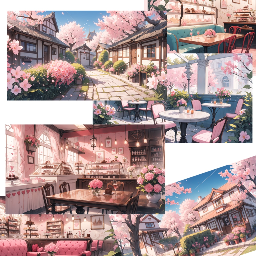 【無料配布】バレンタイン配信画面・素材・コメントCSS/チャットCSS Valentine Livechat CSS