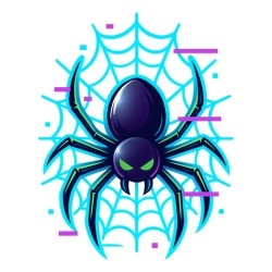 🎃 Neon Nightmare Halloween Clip Art Pack – Glowing PNG Graphics for Digital Creators