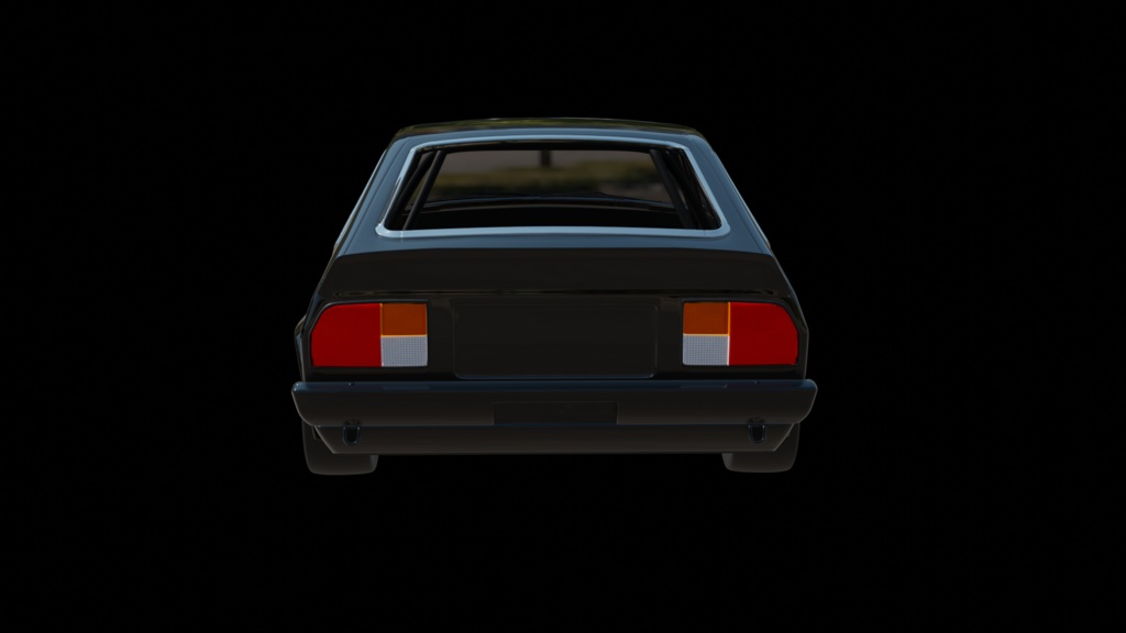 【3D素材】日産 サニーB310 後期　サニークーペ　2ドア　TSモデル 　blender file