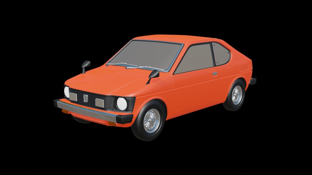 【3D素材】スズキセルボ　SS20　blender file