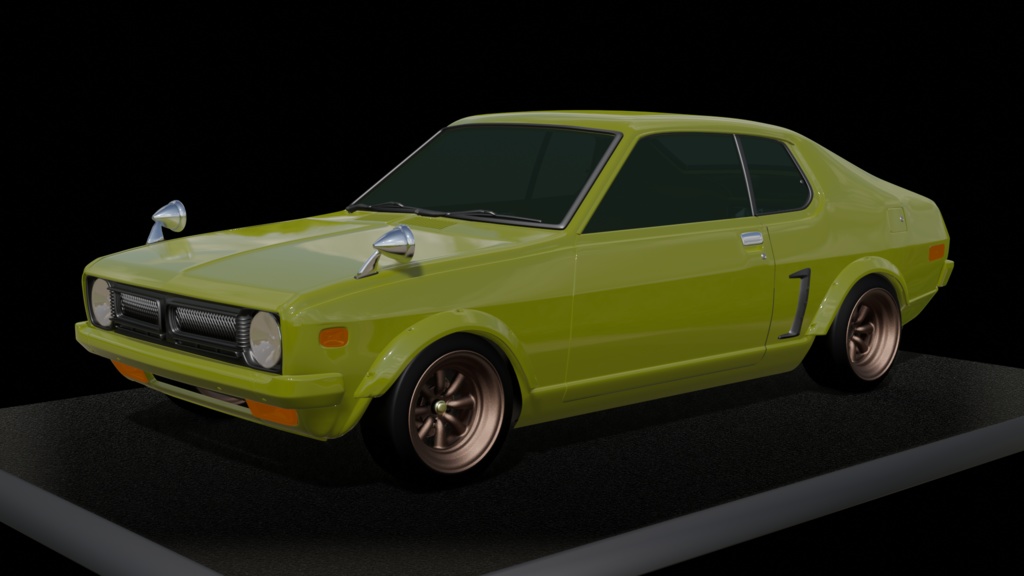 【3D素材】ギャランFTO　blender file