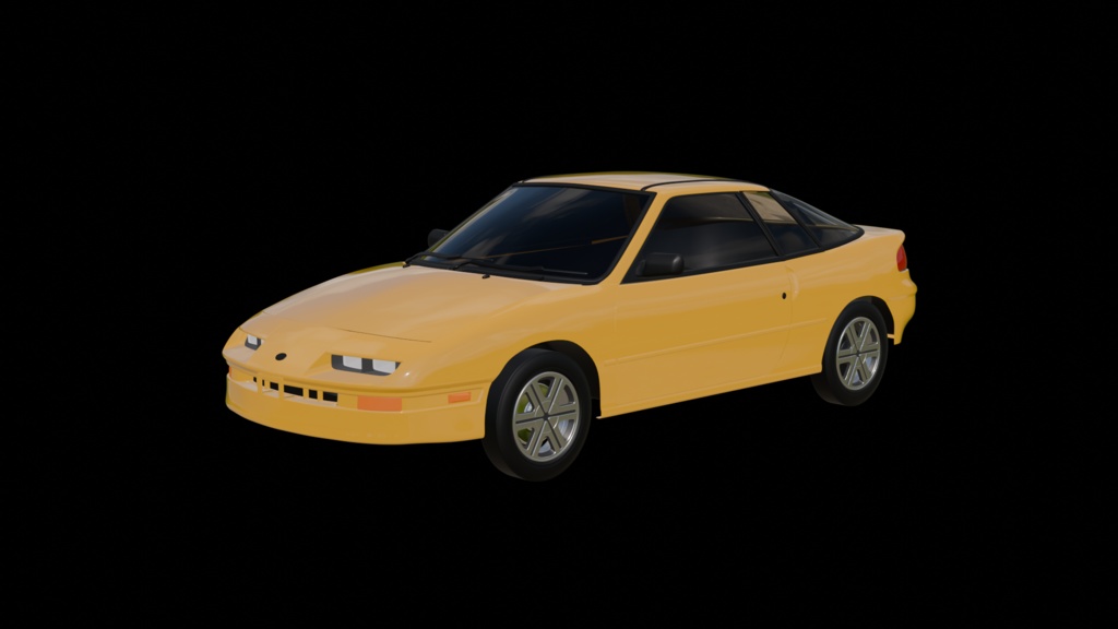 【3D素材】いすゞPA NERO　ISUZU GEMINI IRMSCHER　blender file