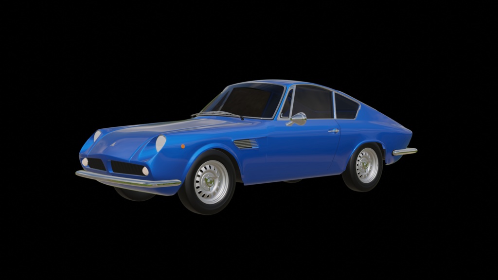 【3D素材】ASA 1000 COUPE　blender file