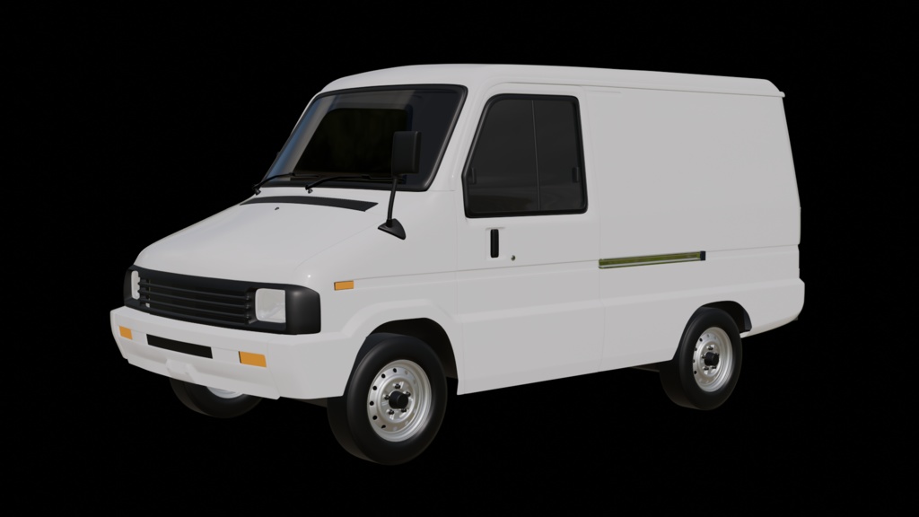 【3D素材】　トヨタ　デリボーイ　　blender file