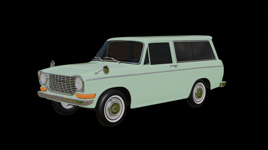 【3D素材】　コルトバン　1000　　blender file