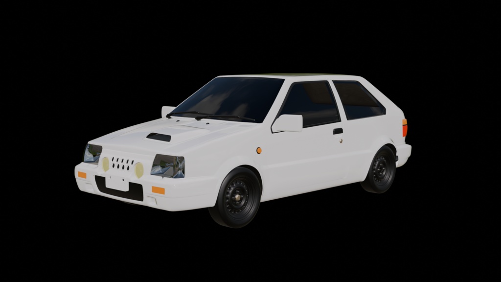 【3D素材】　マーチ ek10fr　　 blender file