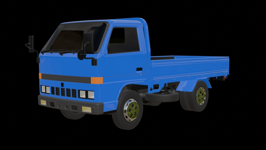 【3D素材】エルフ　4代目　ショートトラック blender file